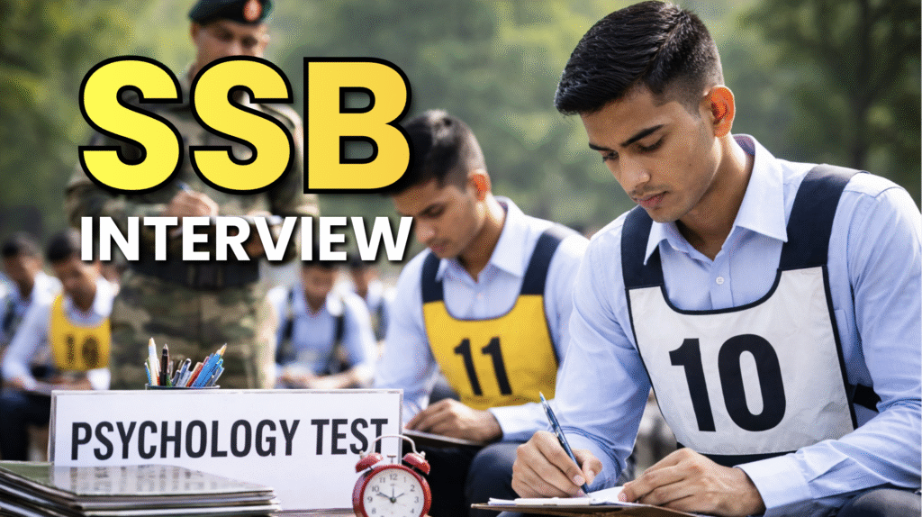 SSB Me Psychology Test Kaise Hota Hai?